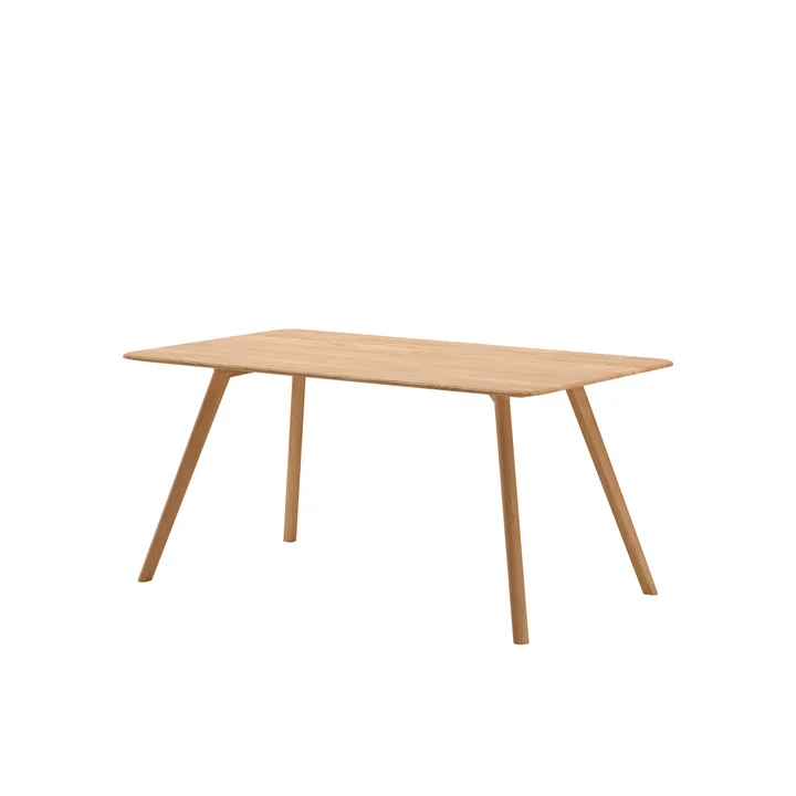 Meyer Tafel Medium 160 x 92 cm van OUT Objekte unserer Tage in eiken geboend