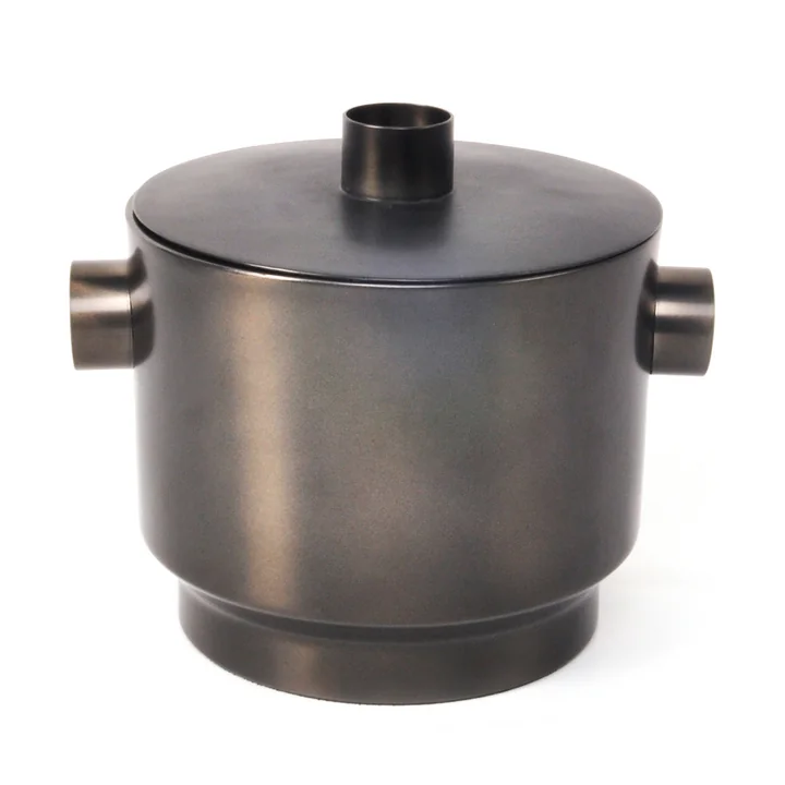 Rondo Ijsblokjesbakje, staal zwart, Ø 18 cm vanaf XLBoom