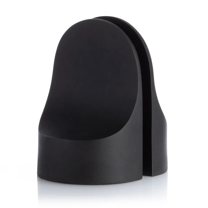 Emoji Boekensteun (set van 2), zwart van XLBoom