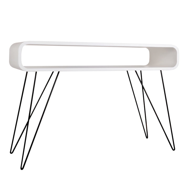 Metro Sofa Table , wit / zwart van XLBoom