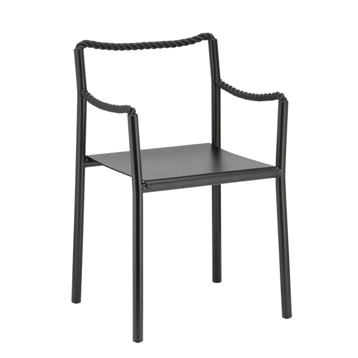 Artek - Rope Chair, zwart / zwart