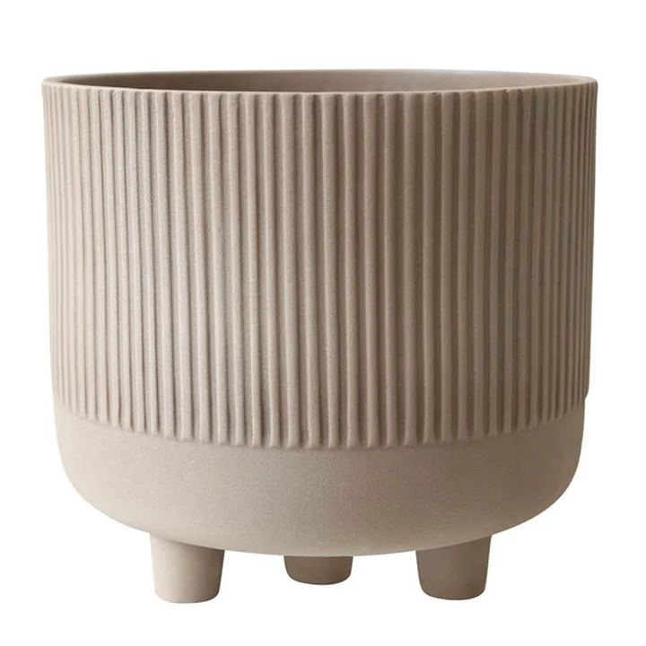 Bowl bloempot XL Ø 30 cm van Kristina Dam Studio in grijs