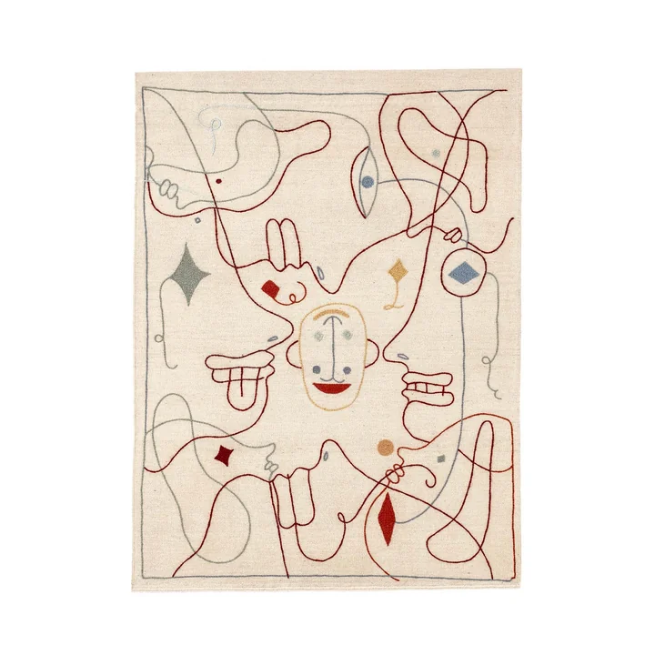 Silhouette Tapijt, 170 x 240 cm van nanimarquina in veelkleurig.