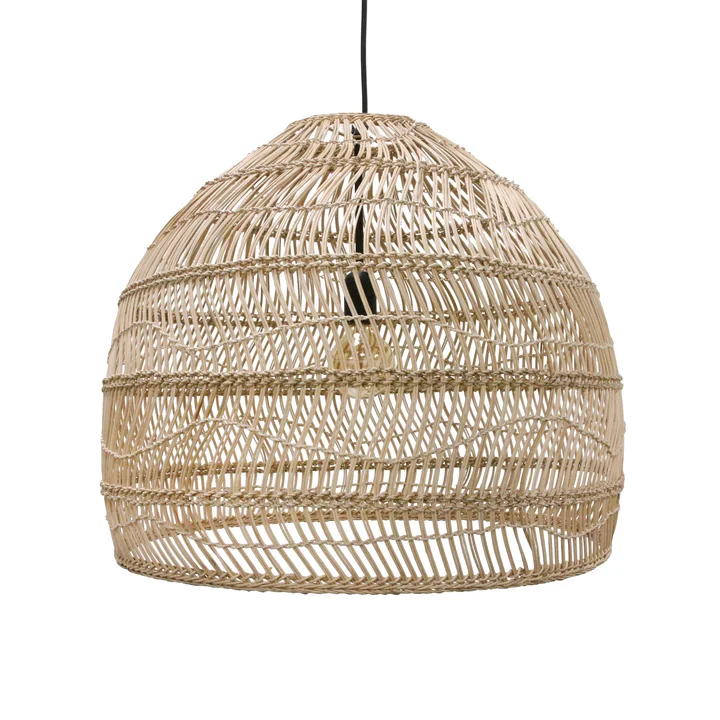 Wicker Hanglamp M Ø 60 x H 50 cm van HKliving in de natuur