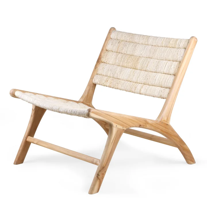 Abaca Lounge Chair van HKliving in naturel