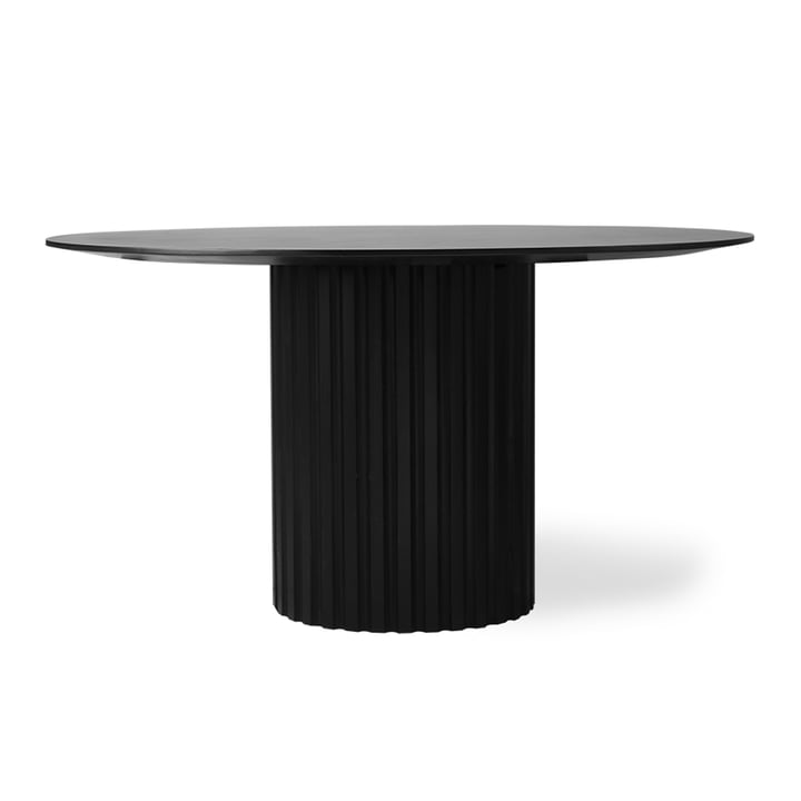 Pillar Ronde eettafel, Ø 140 cm, zwart van HKliving
