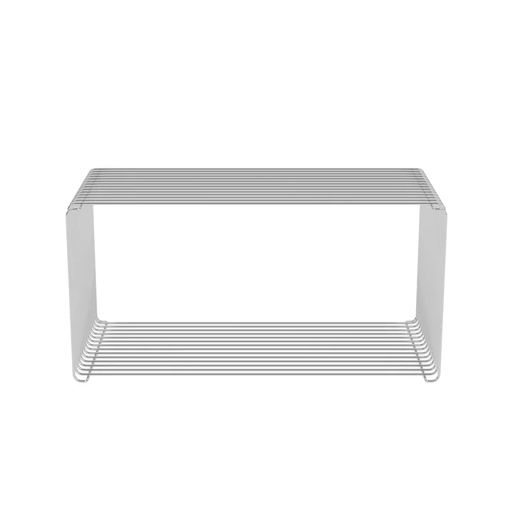 Panton Wire Extended Plank 34,8 cm, chroom uit Montana.