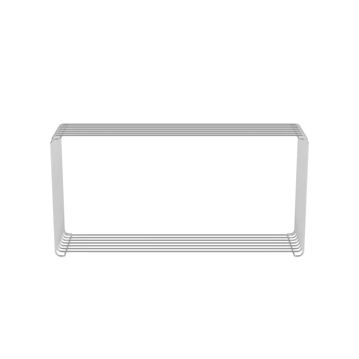 Panton Wire Extended Plank 18,8 cm, chroom uit Montana.