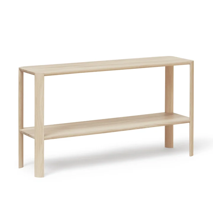 Leaf Legplank, 1 x 2, wit eiken van Form & Refine