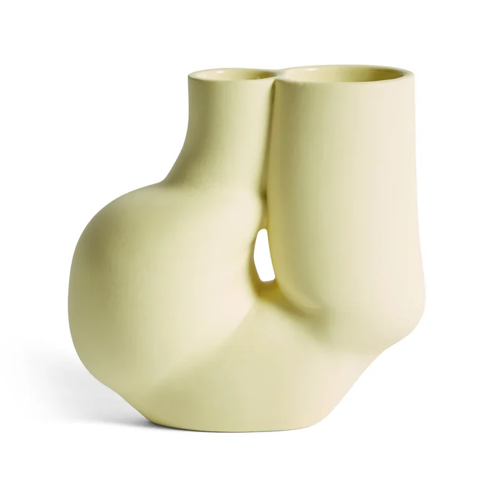 W & S Chubby Vase, zachtgeel van HAY .