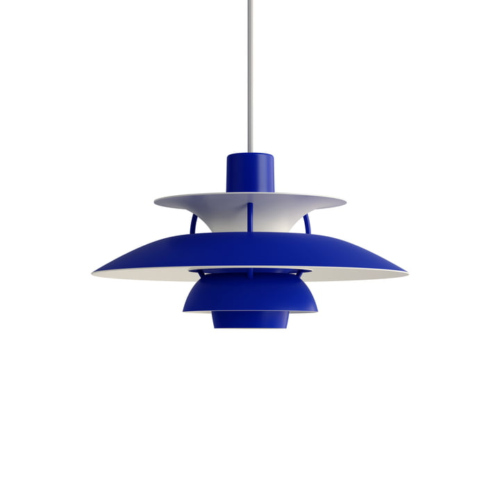PH 5 Mini hanglamp, monochrome blue van Louis Poulsen .