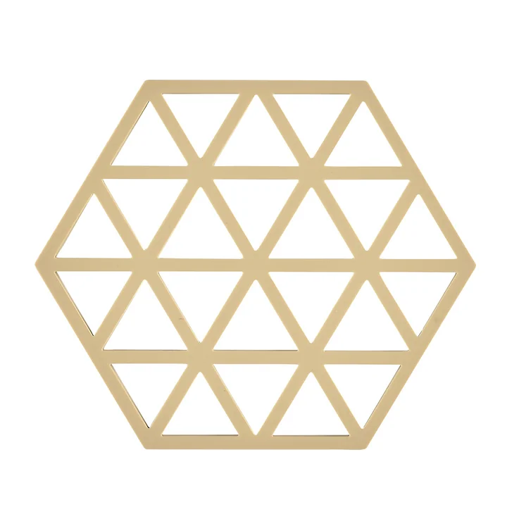 Triangle Onderzetter, 16 x 14 cm, warm sand van Zone Denmark