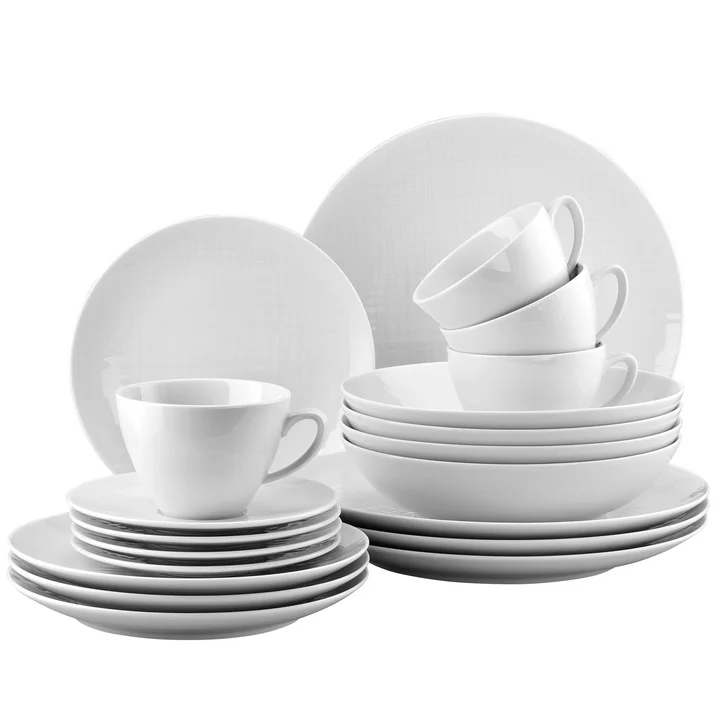 Mesh wit servies, combinatie kop (reeks 20) door Rosenthal