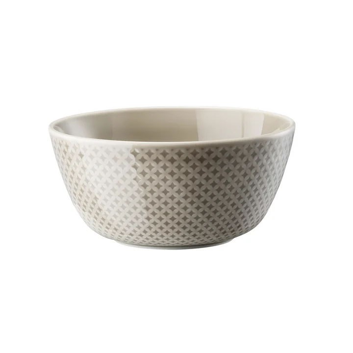 Junto ontbijtgranen schaal, 14 cm / pearl grey van Rosenthal