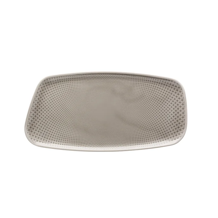 Junto bord, 30 x 15 cm, pearl grey van Rosenthal