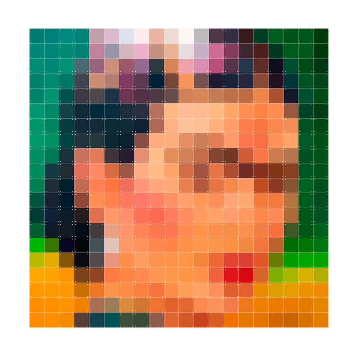 Frida pixel poster, 200 x 200 cm van IXXI