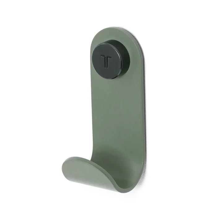 De JO wandhaak, eucalyptusgrijs van TipToe