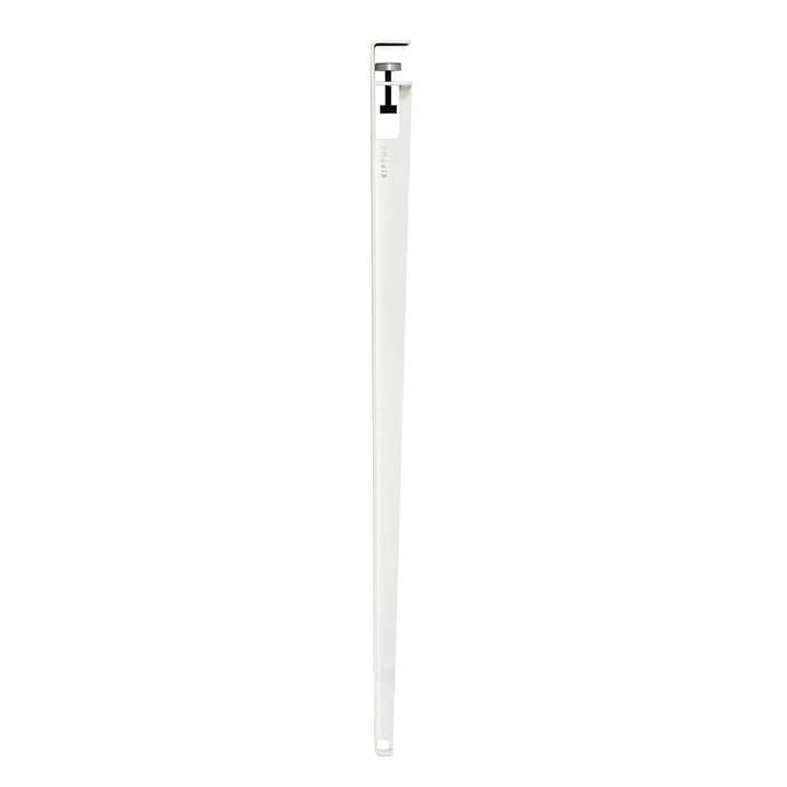 De bartafelpoot H 110 cm, troebel wit van TipToe