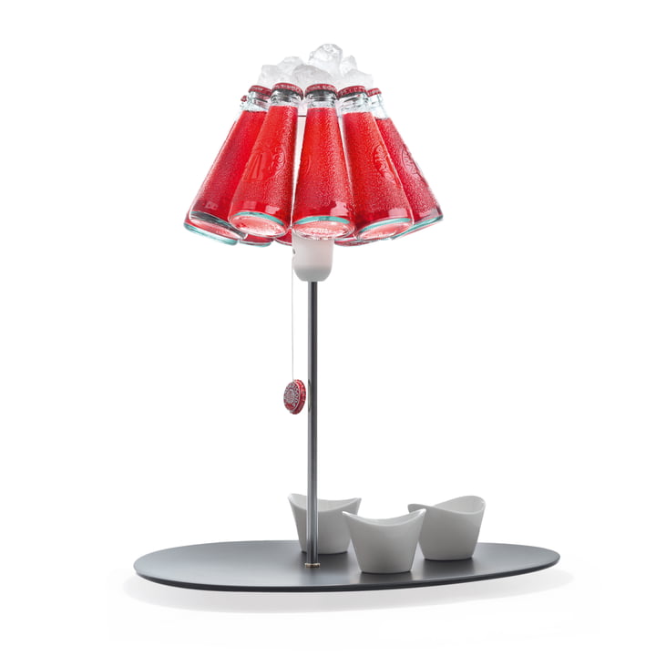 De Campari Bar tafellamp, rood (EU) van Ingo Maurer