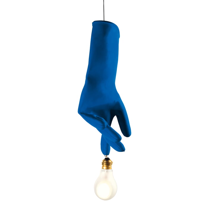 De Blauwe Luzy hanglamp, blauw van Ingo Maurer