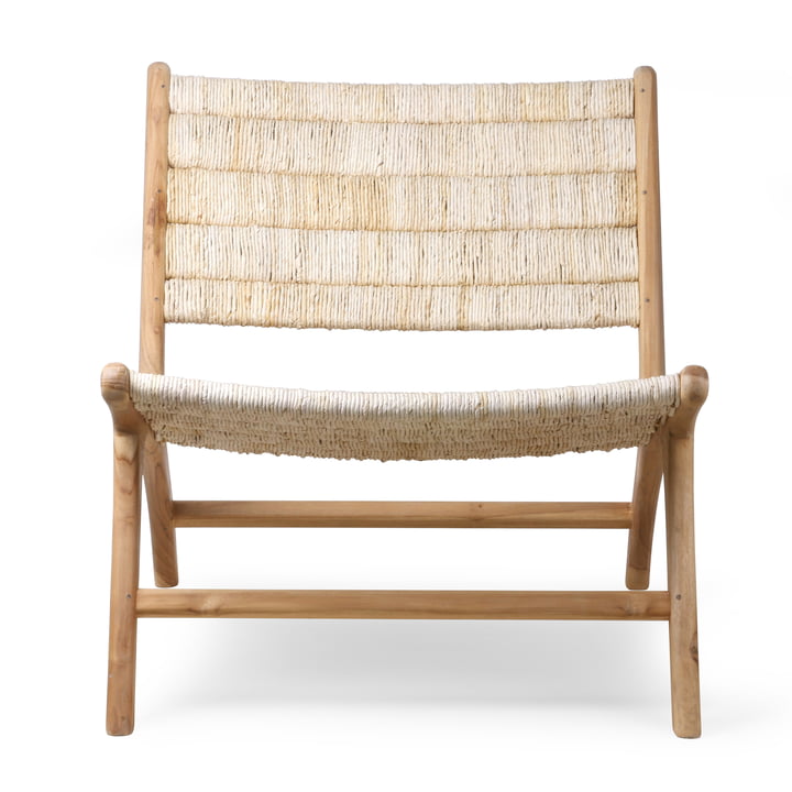 HKliving - Abaca Lounge Chair, natuurlijk