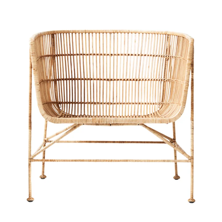 De Cuun Rattan Lounge Chair, naturel van House Doctor