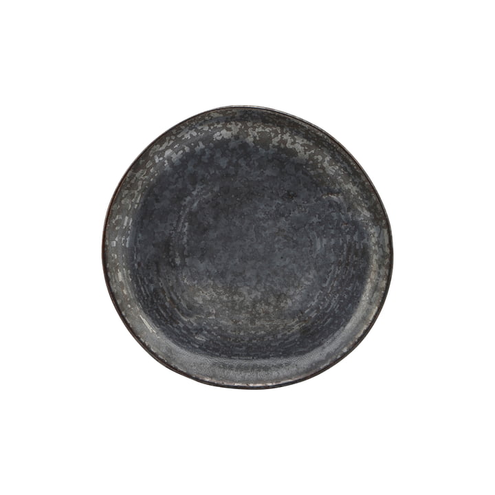 Taartbord Pion, Ø 1 6. 5 cm, zwart / bruin van House Doctor