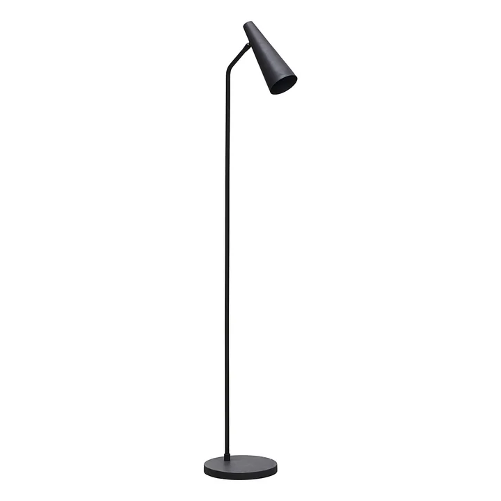 De vloerlamp Precise, mat zwart van House Doctor