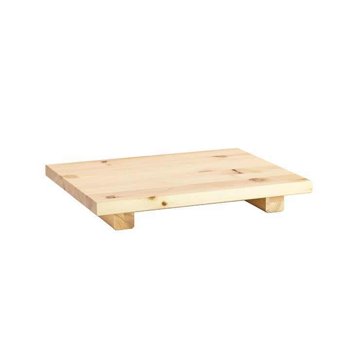 Het nachtkastje Dock, blank gelakt grenenhout (set van 2) van Karup Design