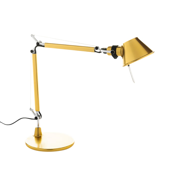 Tolomeo Micro Tafellamp van Artemide in glanzend goud