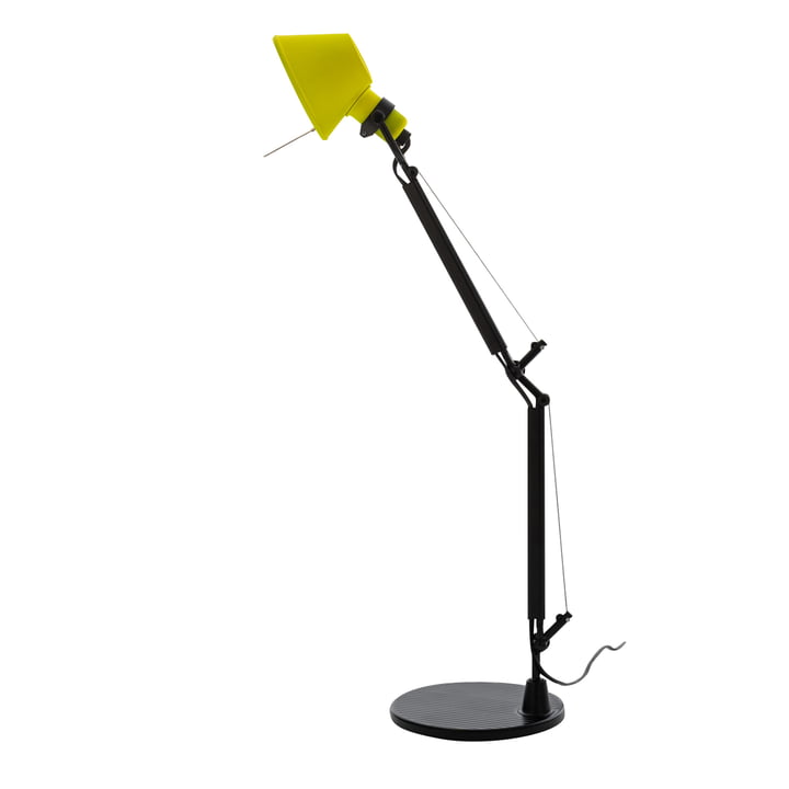 Tolomeo Micro Bicolor tafellamp, zwart / geel van Artemide