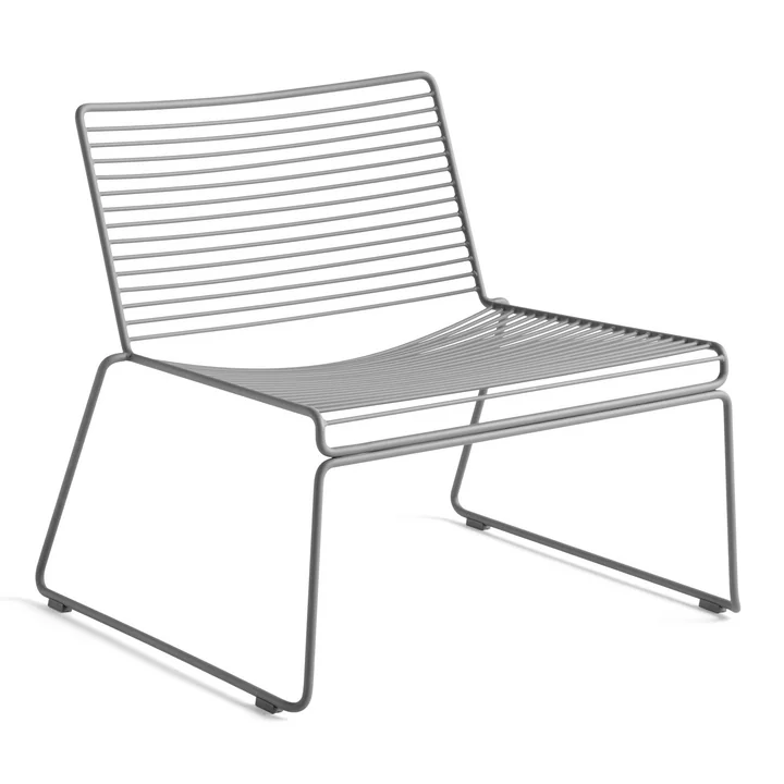 Hee Lounge Chair van HAY in asfaltgrijs