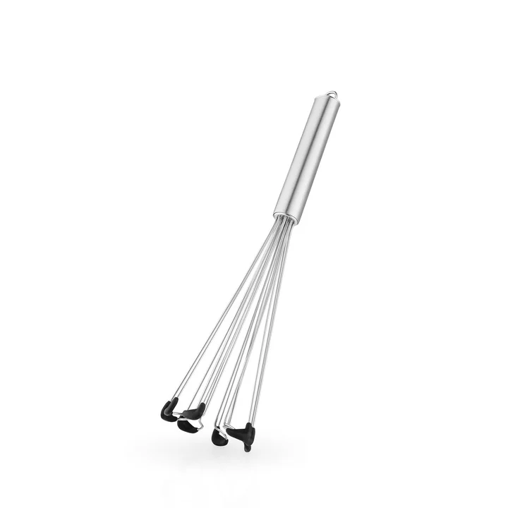 Klop 25 cm van Eva Trio in roestvrij staal / siliconen