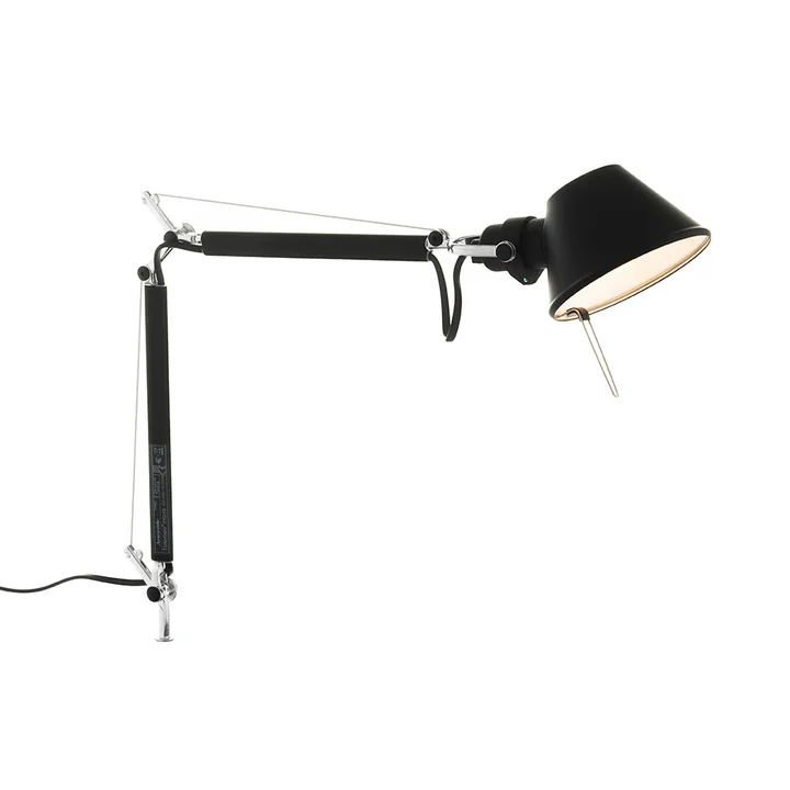 Tolomeo Micro Body Artemide Wandlamp uit in zwart