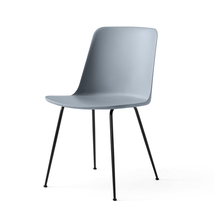 De Rely Chair HW6, lichtblauw/zwart van & Tradition