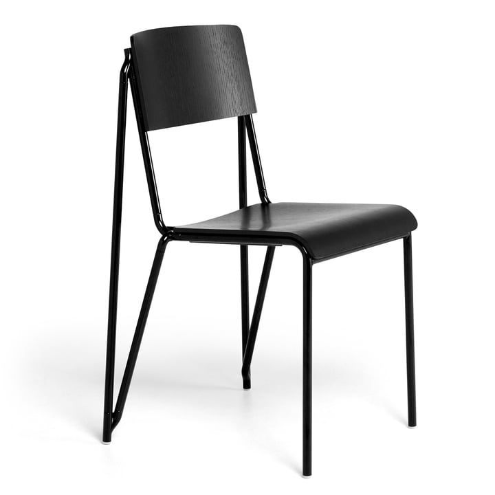 De Petit Standard stoel, zwart / zwart van Hay