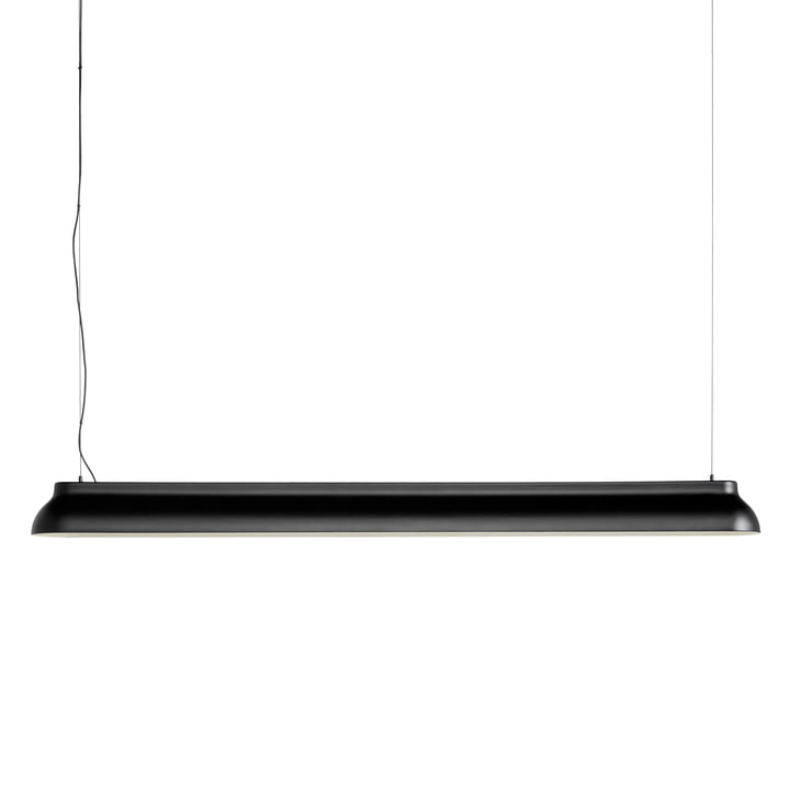 De PC Lineaire staaf hanglamp, zacht zwart van Hay