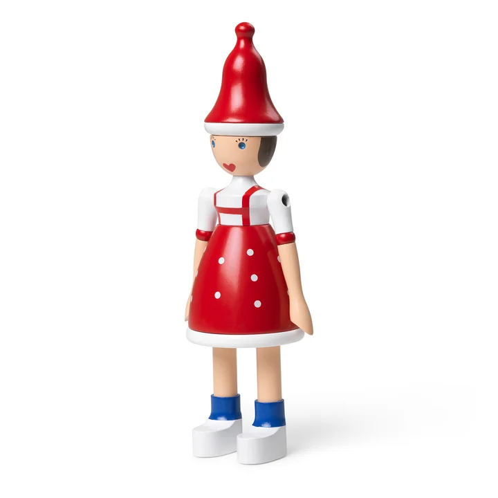 Kerstmis meisje Lise, beukenhout van Kay Bojesen