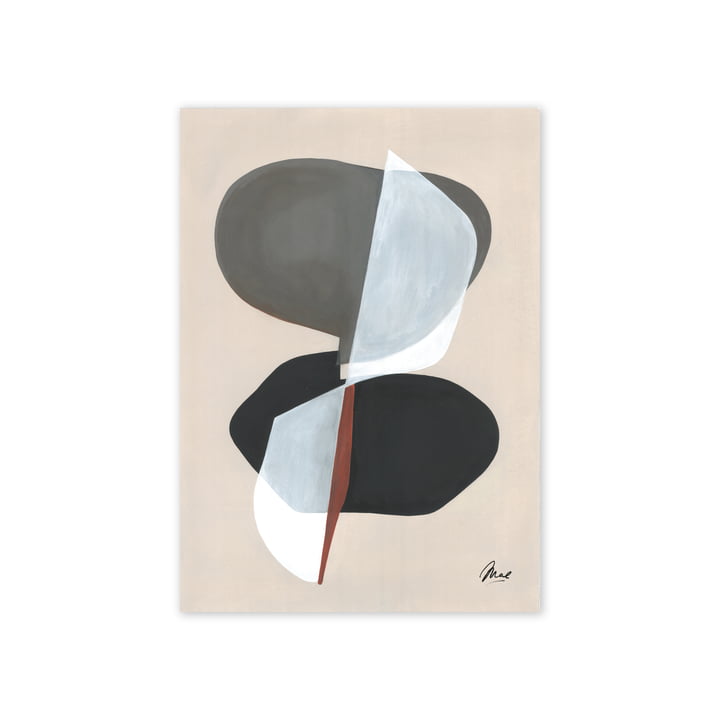 De Composition 01 poster, 50 x 70 cm van Paper Collective