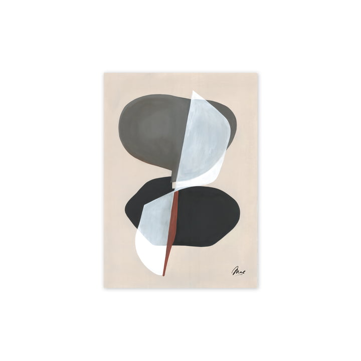De Composition 01 poster, 30 x 40 cm van Paper Collective
