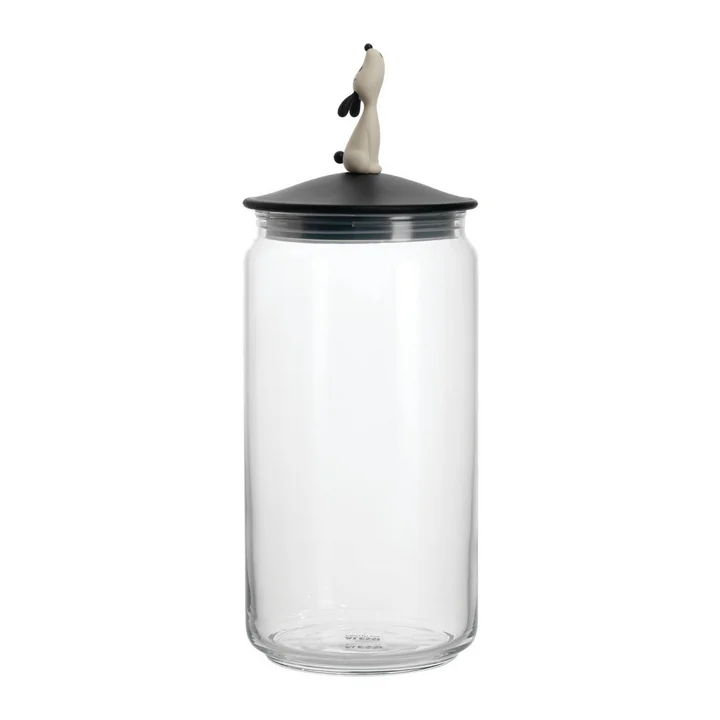 De Lulà container voor hondenvoer, zwart door Alessi