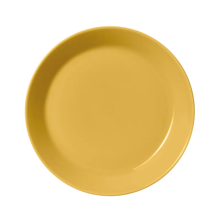 Het Teema bord plat Ø 21 cm, honing van Iittala