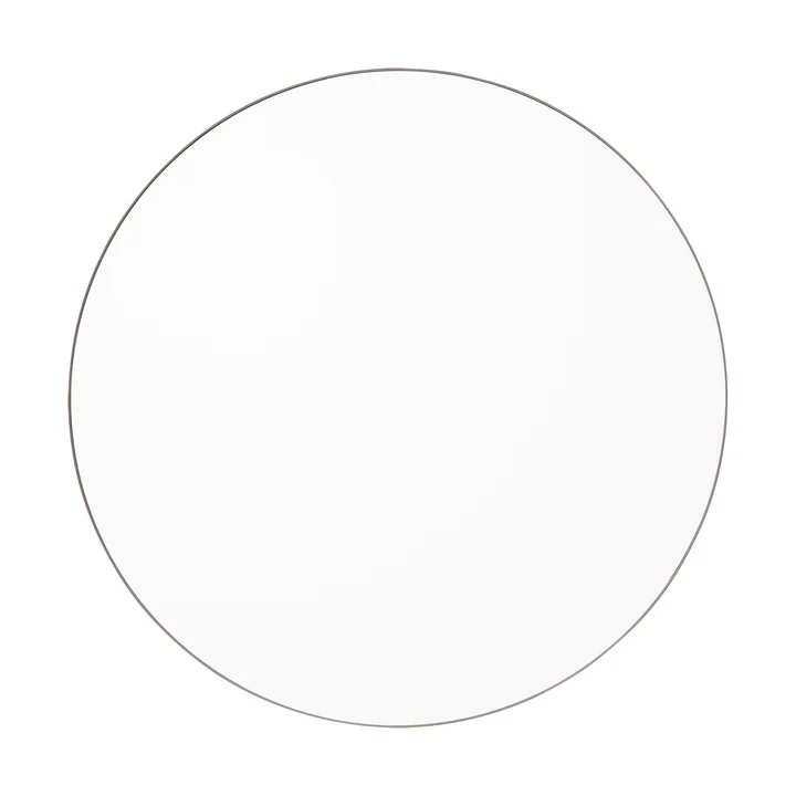 De Circum wandspiegel groot, Ø 110 cm, helder / taupe van AYTM