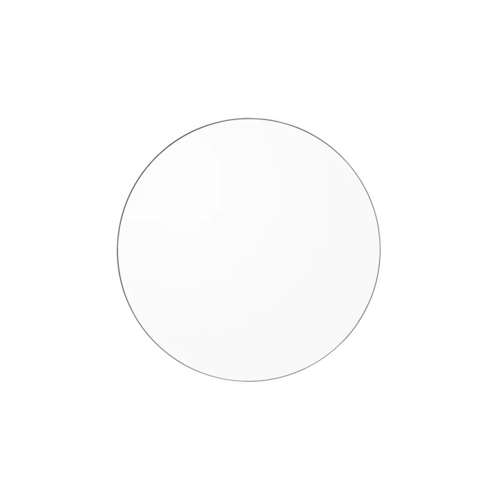 De Circum wandspiegel klein, Ø 70 cm, helder / taupe van AYTM