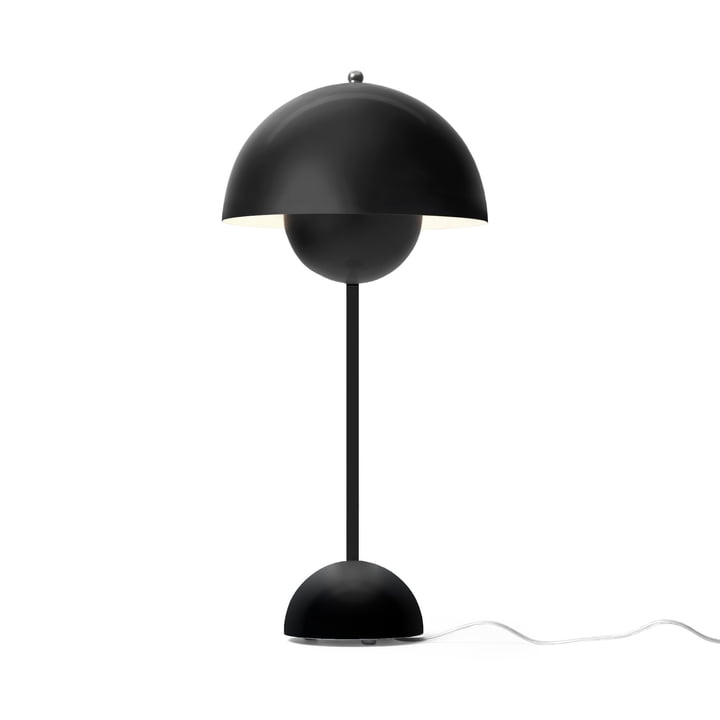De & Tradition - FlowerPot tafellamp VP3 in mat zwart
