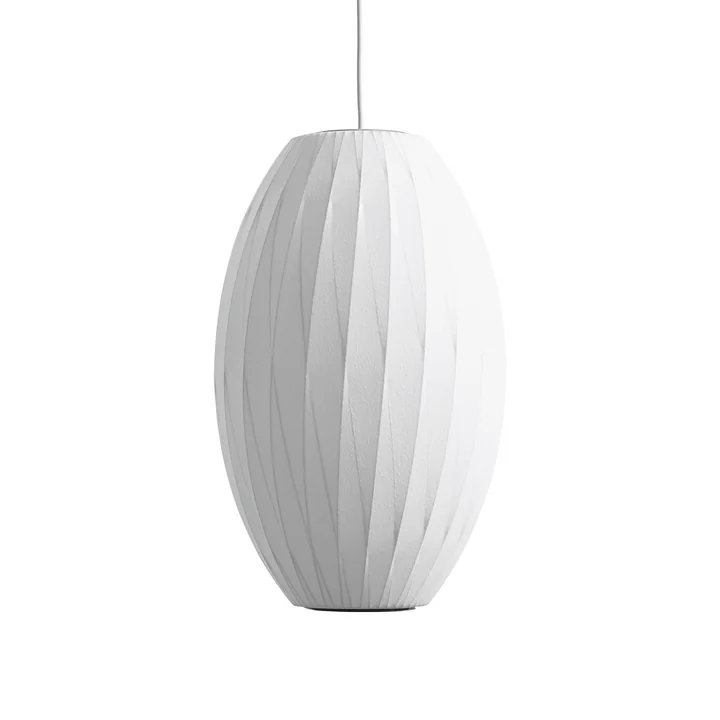De Nelson Cigar Crisscross Bubble Pendant M, off white van HAY