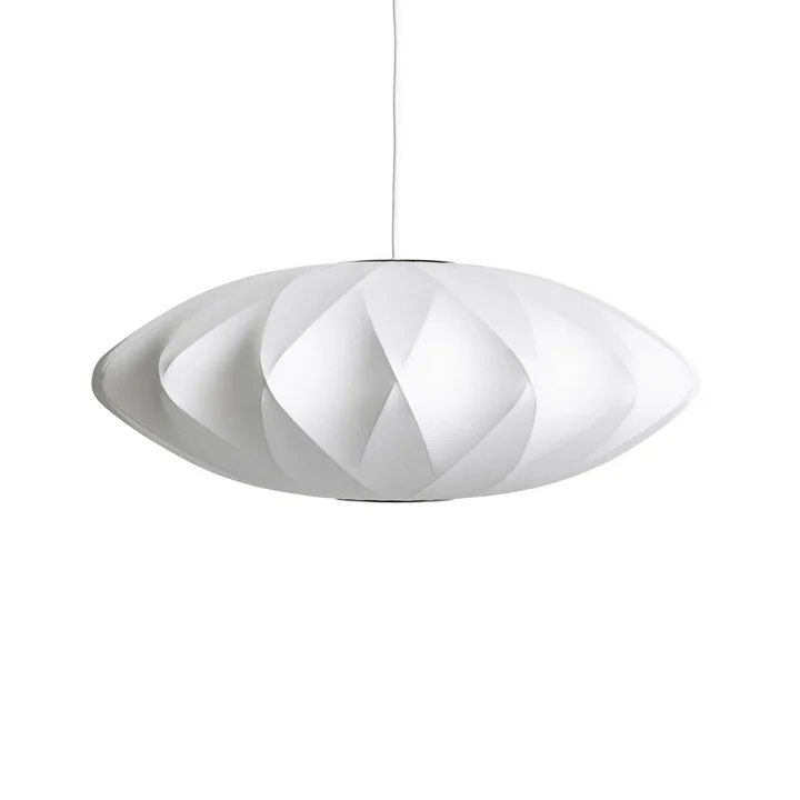 Nelson Schotel Crisscross Bubble hanglamp M, Ø 6 3. 5 x H 24 cm in gebroken wit van HAY.