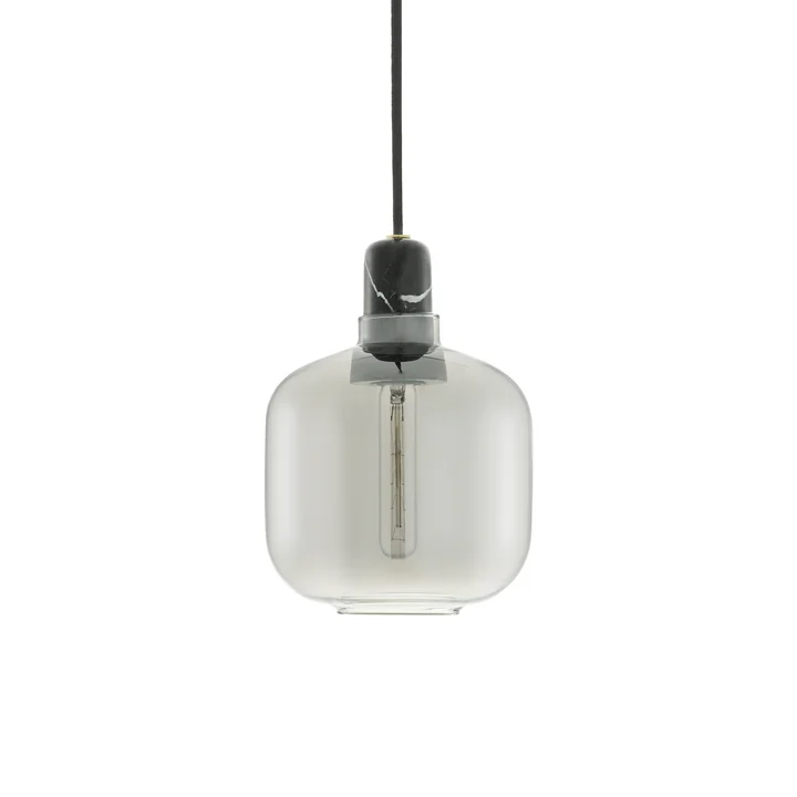 Amp Hanglamp small van Normann Copenhagen in Rook / Zwart