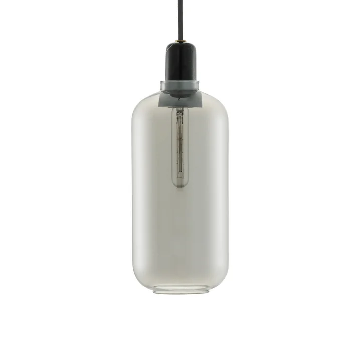 Amp Hanglamp large van Normann Copenhagen in Rook / Zwart