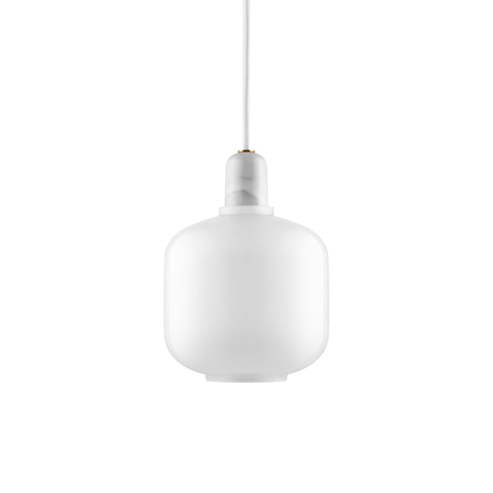Amp Hanglamp small van Normann Copenhagen in wit / wit
